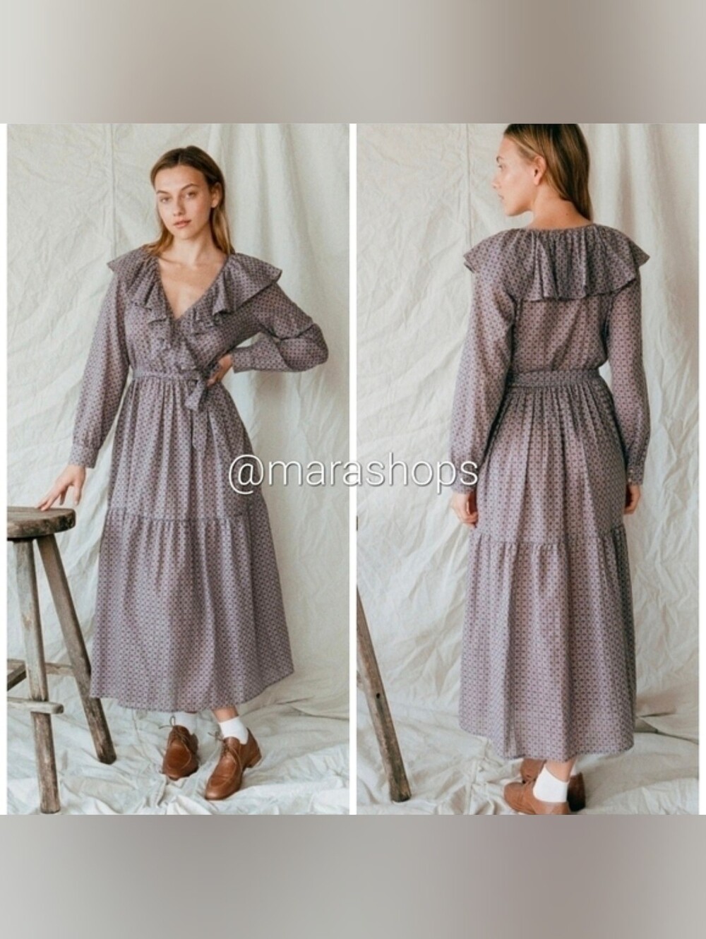 Christy Dawn The Vivian Dress Winter Garden Plaid 